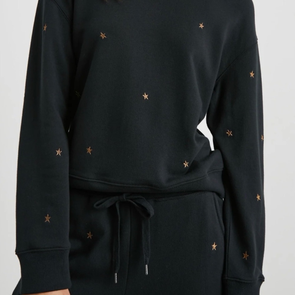 Rails Ramona Sweatshirt Knit Top embroidered stars